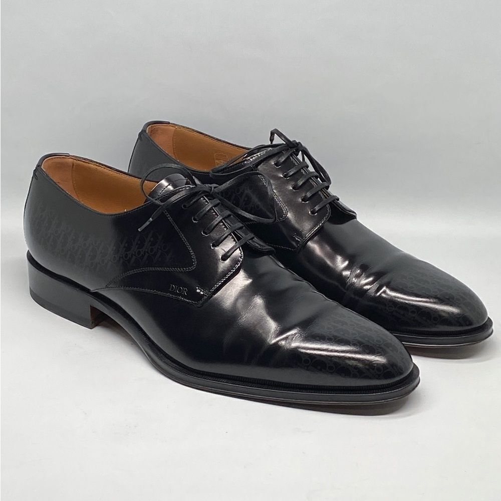 Dior Timeless Derby Shoe with Gray and Black Dior Oblique Gradient size 42 - Picture 7 of 16